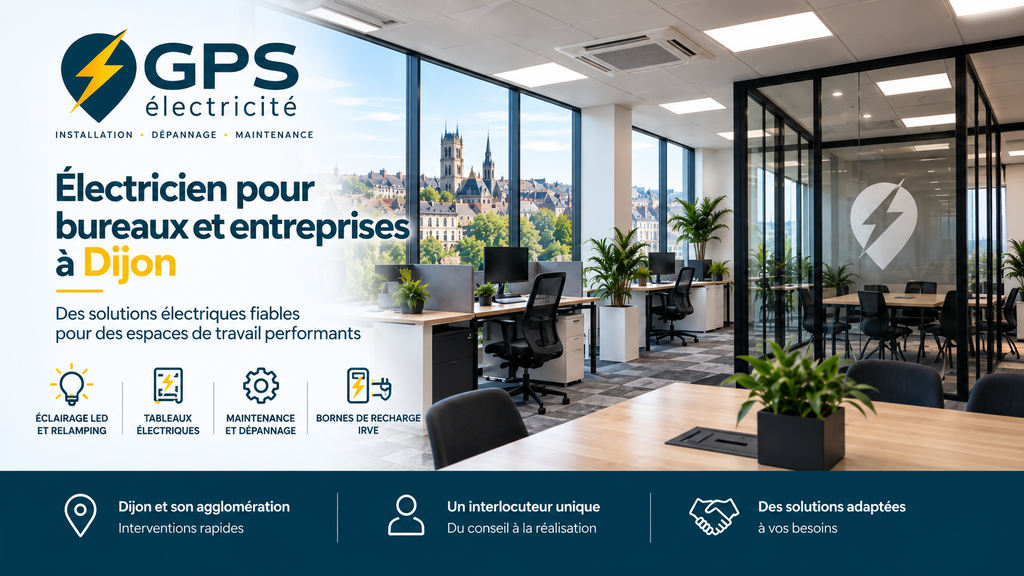 GPS Électricité, électricien pour bureaux à Dijon